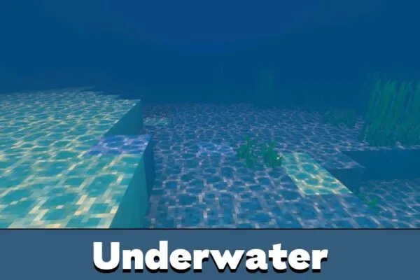 Underwater from Gemini Ultra Boost Shader Minecraft PE