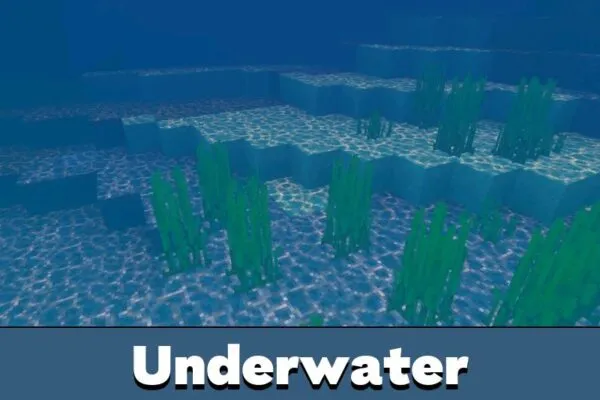 Underwater from Newb X Dawn Shader Minecraft PE