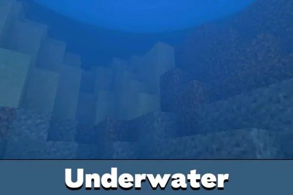 Underwater from Newb X Dragon Shader Minecraft PE