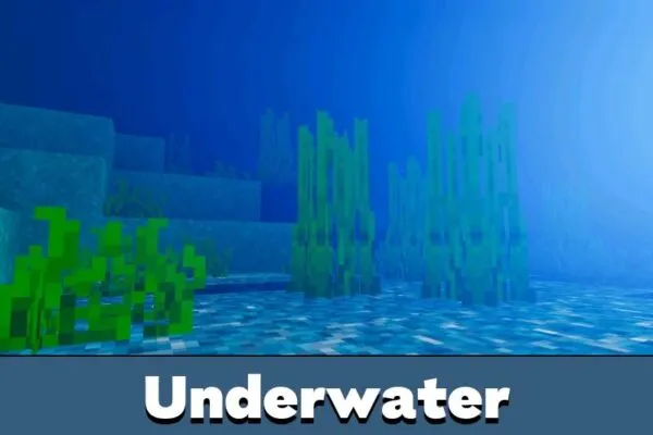 Underwater for Realism Visuals Shader Minecraft PE
