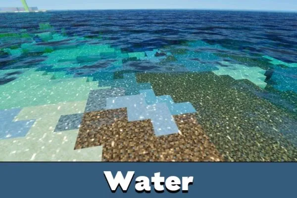 Water from Astralex Visuals Shader Minecraft PE