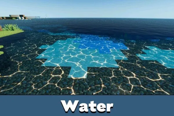 Water from Definitive Vibrant Visuals Shader Minecraft PE