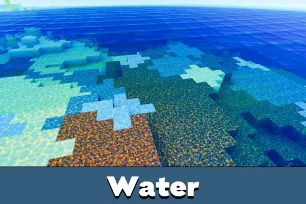 Water from Lumenix Shader for Minecraft PE