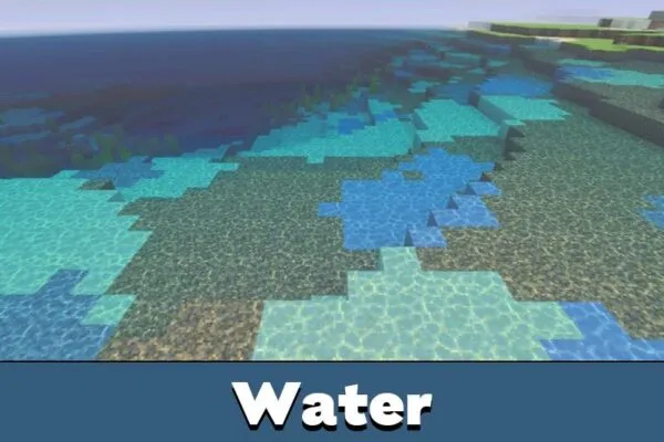 Water from Newb X Dawn Shader Minecraft PE