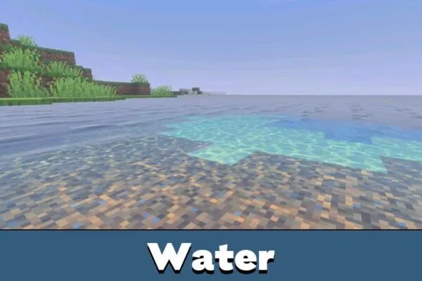 Water from Newb x Flamingo Shader Minecraft PE
