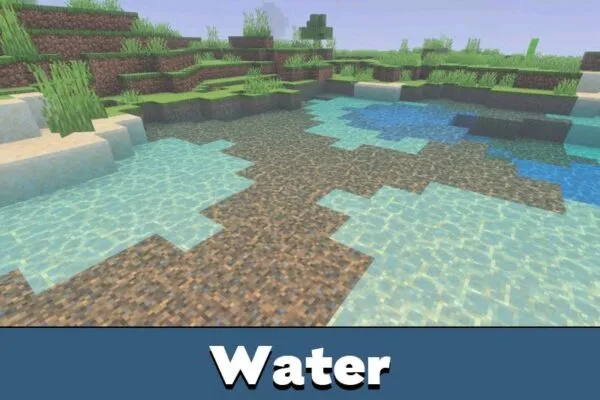 Water from Newb X Dawn Shader Minecraft PE