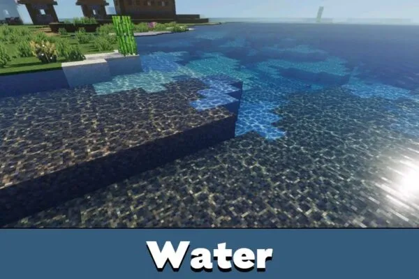 Water from Zyra Visuals Shader Minecraft PE