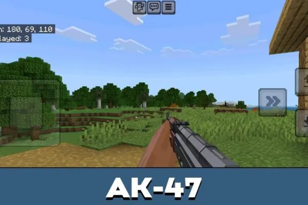 Ak-47 from TACZ Mod for Minecraft PE