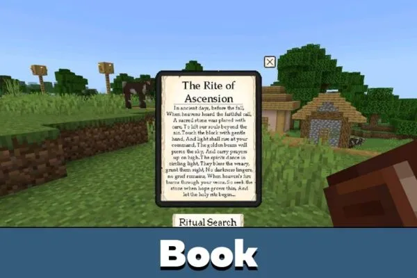 Book from Evil Hunter Mod for Minecraft PE