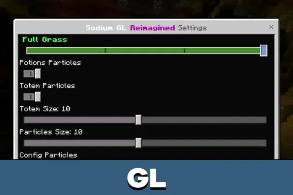 Gl from Sodium Mod for Miencraft PE