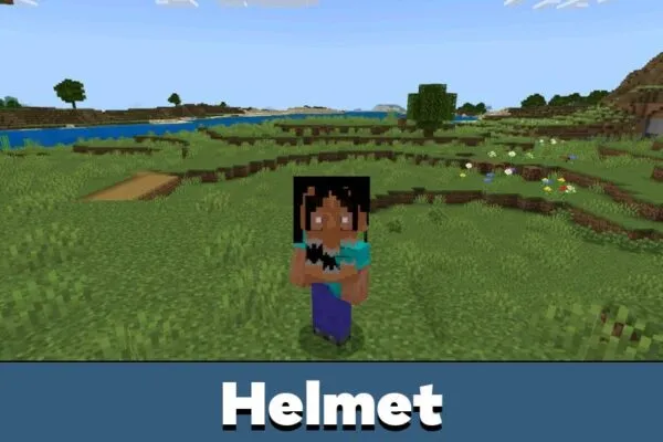 Helmet from I Heard It Too Mod for Minecraft PE
