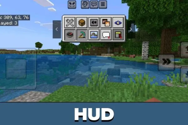 HUD from Deesse UI Texture Pack for Minecraft PE