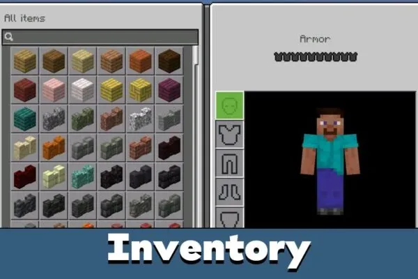 Inventory from Deesse UI Texture Pack for Minecraft PE