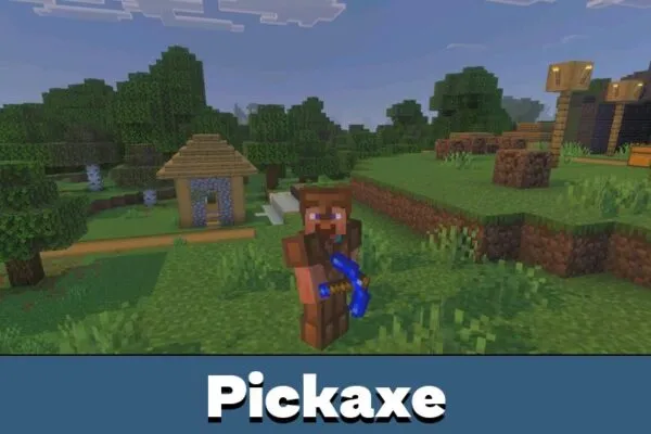 Pickaxe from More Tools Mod for Minecraft PE