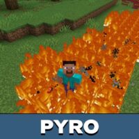 Pyro Mage Mod for Minecraft PE