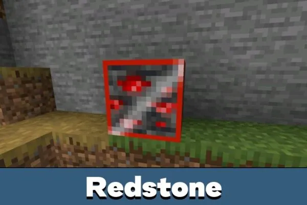 Redstone from Glowing Ores Texture Pack for Minecraft PE