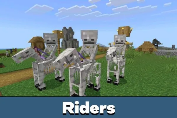 Riders from Evil Hunter Mod for Minecraft PE