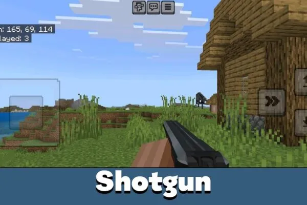 Shotgun from TACZ Mod for Minecraft PE