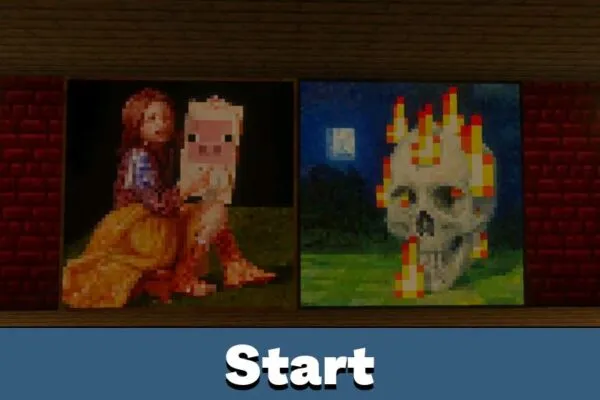 Start from Midnight Cabin Horror Map for Minecraft PE
