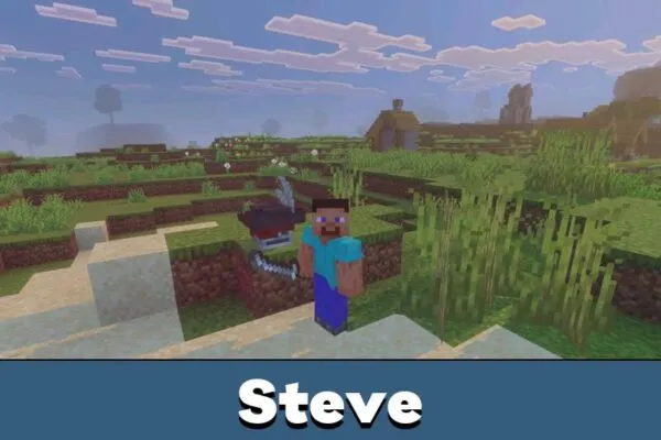 Steve from Pirates Mod for Minecraft Bedrock