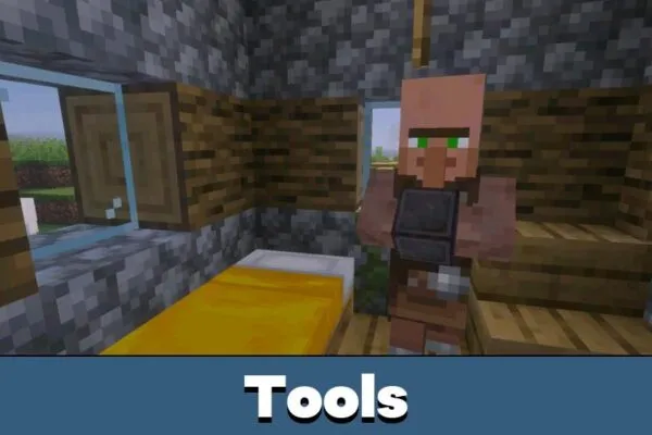 Tools from OP Tool Smith Mod for Minecraft PE