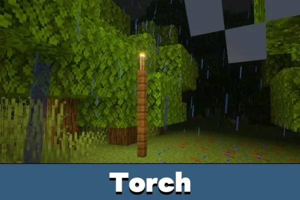 Torch from Midnight Cabin Horror Map for Minecraft PE