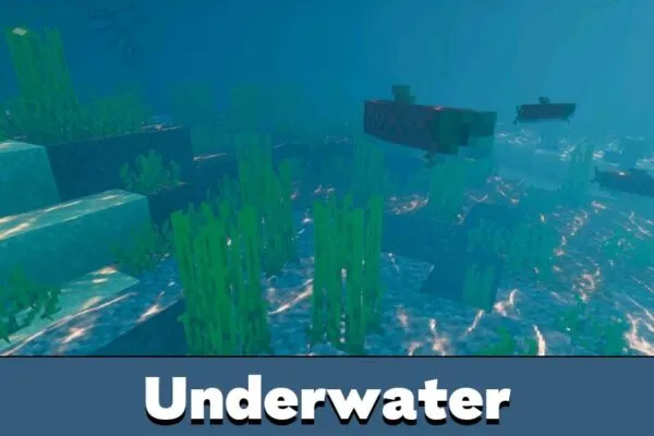Underwater from Dreamy Visuals Shader for Minecraft PE