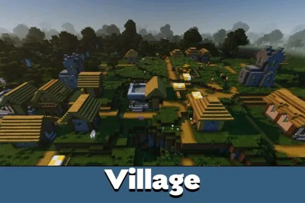Village from ZenXveda Shader for Minecraft PE