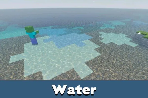 Water from Brazz Shader for Minecraft PE