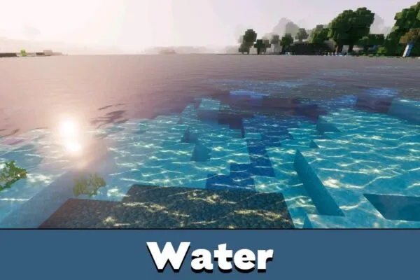 Water from Dreamy Visuals Shader for Minecraft PE