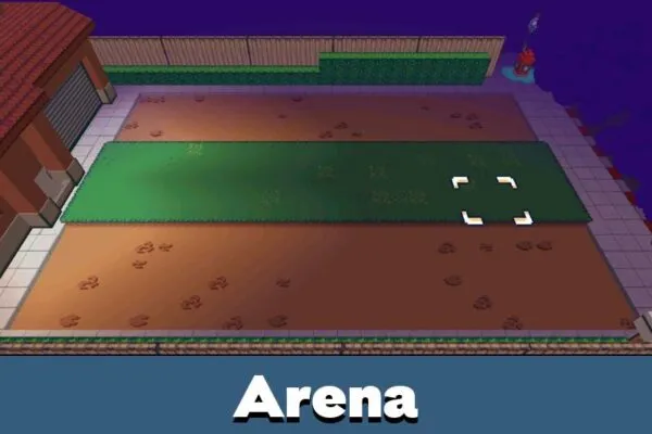 Arena from Sugar Rush mod for Minecraft PE
