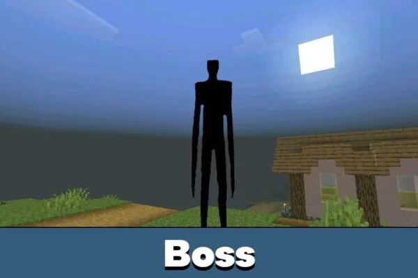 Boss from Please Leave Me Alone mod for Minecraft Bedrock