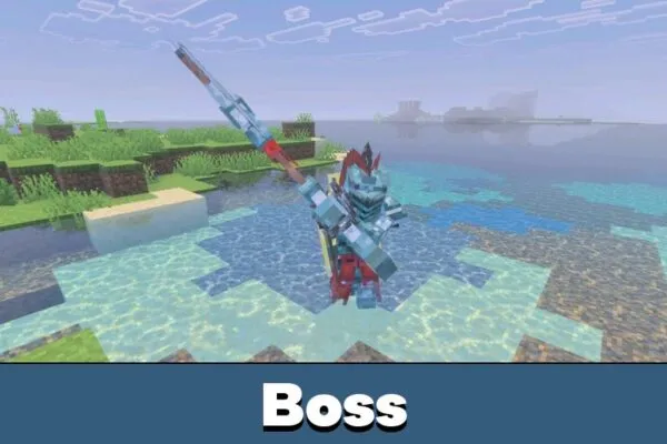Boss from Sieged Mod for Minecraft PE