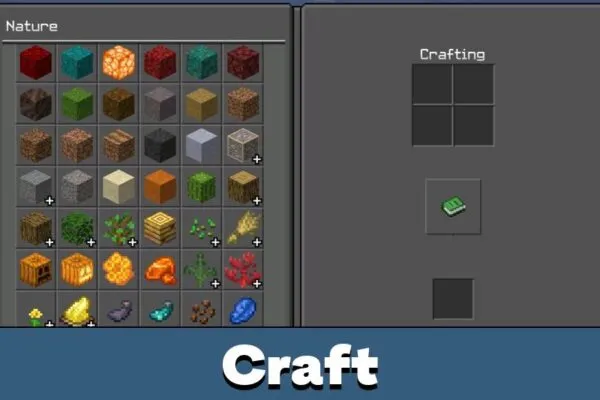 Craft from Lunar Client Mod for Minecraft PE