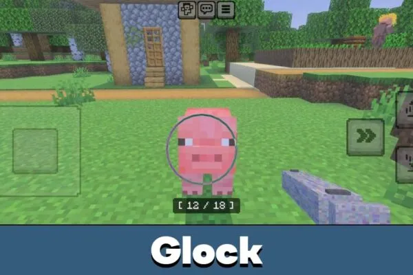 Glock from Havoc Guns Mod for Minecraft PE