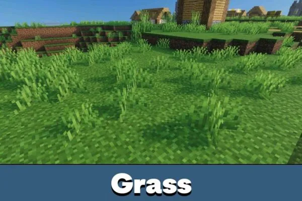 Grass from Mellow Shaders for Minecraft PE