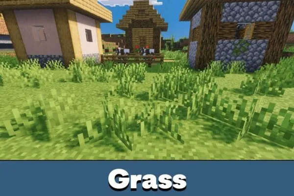 Grass from Mike Visuals Shader for Minecraft PE