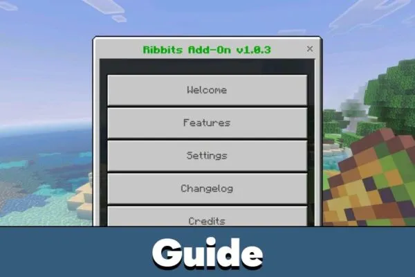 Guide from Ribbits Mod for Minecraft PE