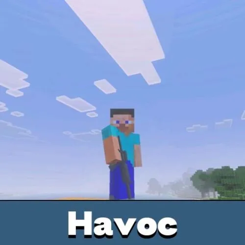 Havoc Guns Mod for Minecraft PE