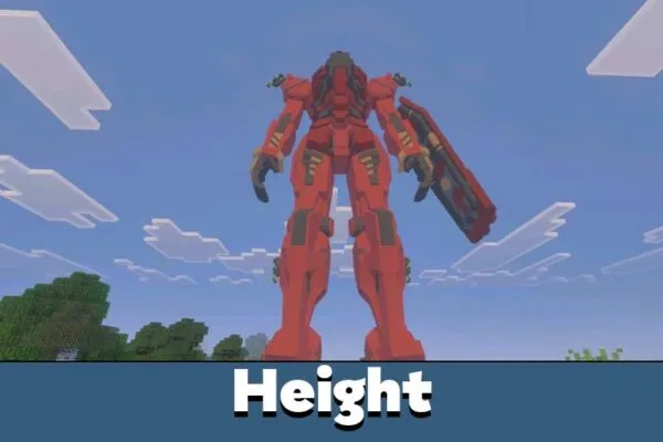 Height from Gundam Mod for Minecraft PE