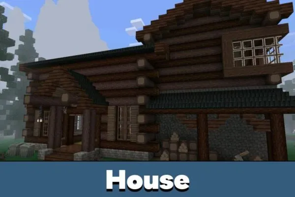 House from Mothman mod for Minecraft PE
