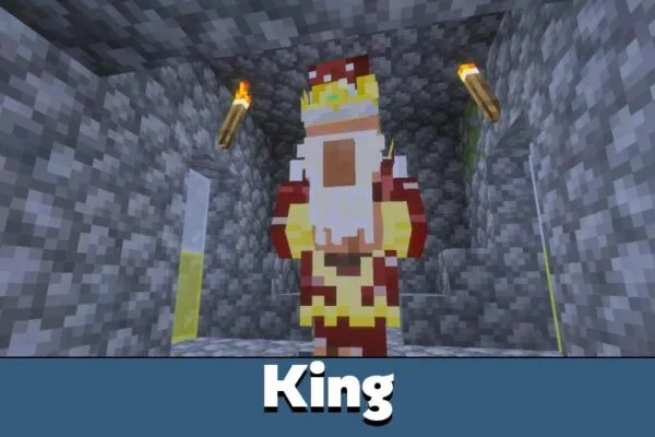 King from Sieged Mod for Minecraft PE