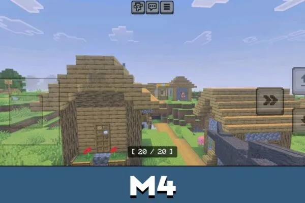 M4 from Havoc Guns Mod for Minecraft PE