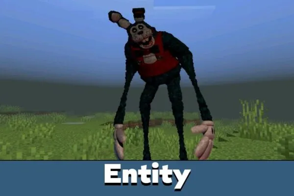 Entity from Please Leave Me Alone mod for Minecraft Bedrock