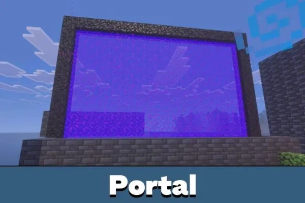 Portal from 2000 Days Hardcore Survival Map for Minecraft PE