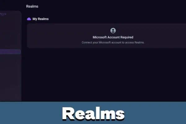 Realms from Nova Client for Minecraft PE