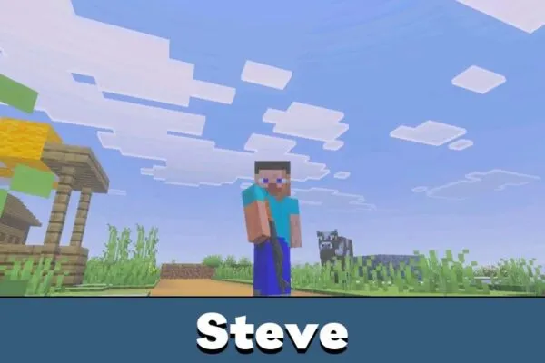 Steve from Havoc Guns Mod for Minecraft PE