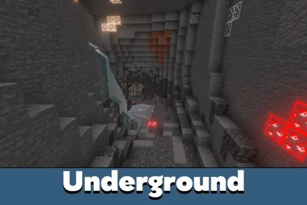 Underground from Clear Sight Mod for Minecraft Bedrock