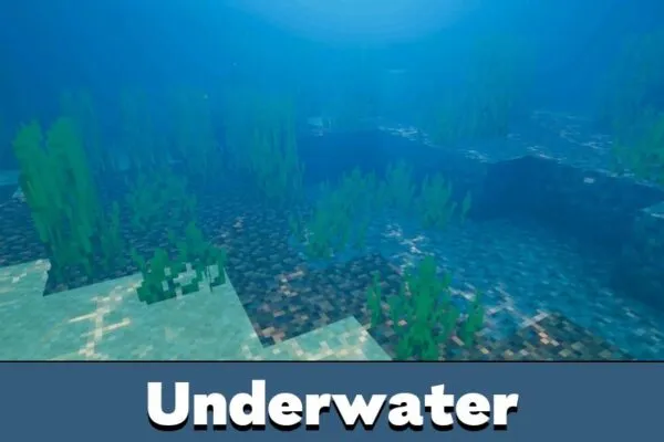 Underwater from Mellow Shaders for Minecraft PE