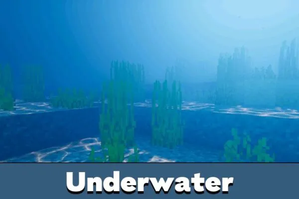 Underwater from Mike Visuals Shader for Minecraft PE